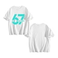 thumbnail image 5 of 67 Funny Gesture Graphic Tees, Niogvi Six Seven T-Shirt Suitable For Boys Girls, White 110cm, 5 of 5