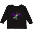 thumbnail image 3 of Inktastic NOLA Mardi Gras Crayfish in Purple Boys or Girls Long Sleeve Toddler T-Shirt, 3 of 5