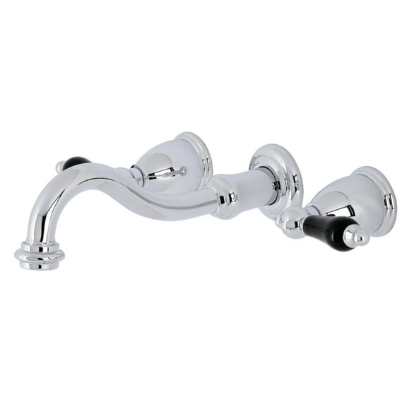 Kingston Brass KS3121PKL Duchess Two-Handle Wall Mount Bathroom Faucet, Polished Chrome