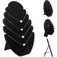 thumbnail image 3 of Aipaide Soporte para Collares de Terciopelo de 2 Piezas, expositor de Joyas para Almacenamiento y presentación de Joyas, Negro, 3 of 7