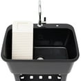thumbnail image 5 of 48L Modern Utility Sink Laundry Tub with Faucet & Washboard Freestanding Sink  Faucet Adjustable Angle 360° Load-Bearing Capacity 110.23lbs 23.62*15.75*30.12in for Restaurants, Laundries, Stores, 5 of 7