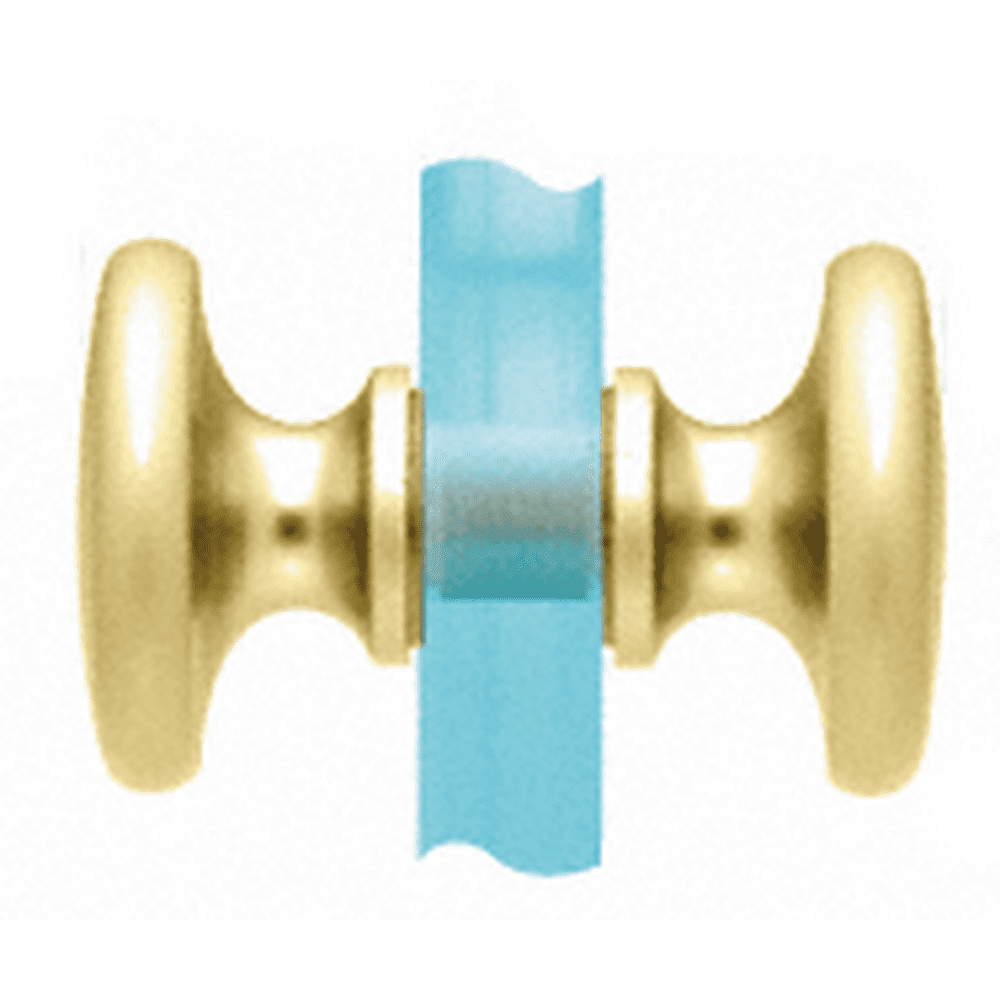 CRL SDK100SB Satin Brass Traditional Style BacktoBack Shower Door