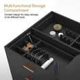 thumbnail image 6 of BarberPub Dual Directional Tool Cabinet, Barber Cabinet with 8 Storage Drawers, Styling Salon Station for Hair Stylist, Double-sided Tool Organizer with Glass 2017, 6 of 9