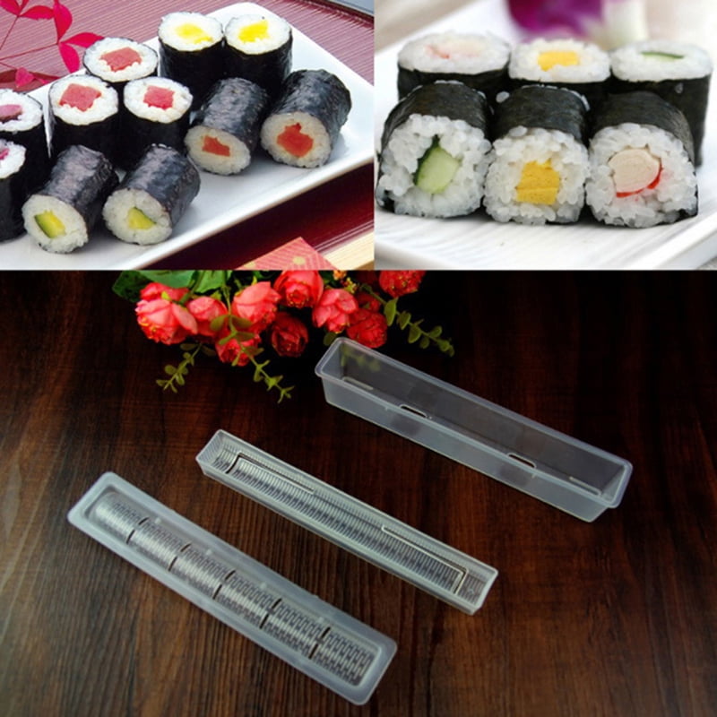 Sushi Rolls Molds Outils Rice Ball À faire soi-même Maker Kitchen Plastic Accessories 1 set h5 