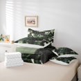 thumbnail image 6 of Erosebridal Ocean Animal Turtle 7 Pieces Bedding Comforter Set,Green Tropical Plant Monstera Leaf Full Bedding Set For Adults,Reversible, 6 of 7