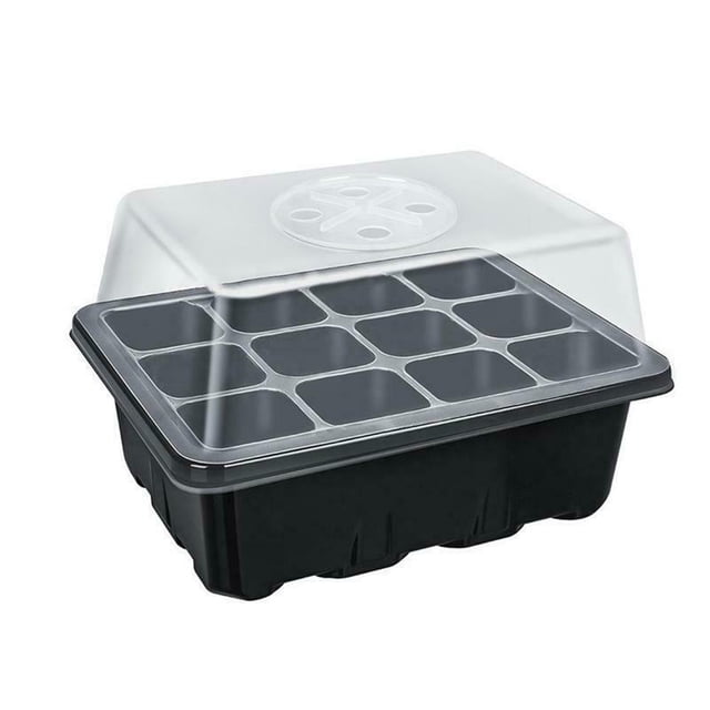 Inicio De Plántulas, Bandeja De Plántulas Para Jardín, Balcón, Vivero, Placa De Soporte Para Cultivo De Plantas De 12 Agujeros Advancent HA040507-03