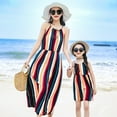 thumbnail image 1 of Robes Maman et Moi Vintage à Imprimé Floral à Bretelles Spaghetti à Col en V Robe Camisole de Plage, 1 of 5