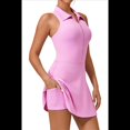 thumbnail image 2 of Vestido Deportivo Ajustado de Cintura Alta Rosa Talla S, 2 of 8