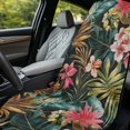 thumbnail image 4 of XYZCANDO Flowers Pattern Breathable Car Seat Cover, Non Slip Sweatproof Lightweight Seat Towel Cover for SUV Trucks Van, 4 of 10