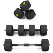 soges 66 lbs Adjustable Dumbbells Set,Home Fitness Equipment Training,Black