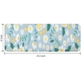 thumbnail image 7 of Pioneer Flower Floral Print Pattern Kitchen Rug Mat,Kitchen Runner Rugs Non Skid Washable,Decorative Kitchen Floor Mats for Kitchen,Sink,Laundry,17"x47.2", 7 of 7