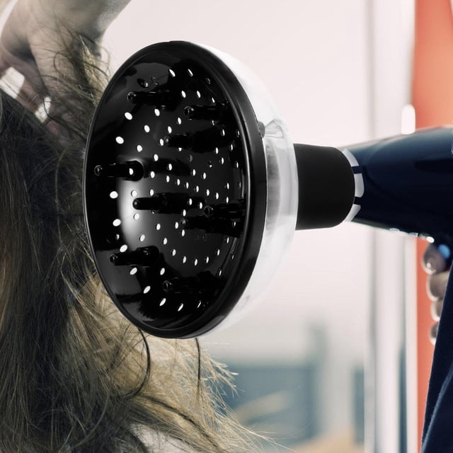 TABLZONE Universal Hair Dryer Diffuser Attachment Transparent Plastic Blow Cover for Even Drying