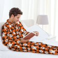 Halloween Costumes Mens Pajamas Set, halloween ghost plaid Halloween ...