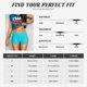 thumbnail image 5 of Fotbe Aqua Shorts Sin Costuras – Shorts Deportivos de Cintura Alta para Mujer, Elásticos para Gimnasio, Yoga, Running o Ciclismo-Medium, 5 of 8