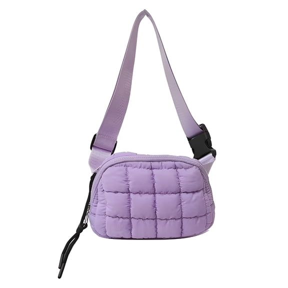 GASTROPOD Quilted Puffer Shoulder Crossbody Bag Small Sling Waist Purse Bubble Handbag Daypack Pleated Sports Chest Bag
