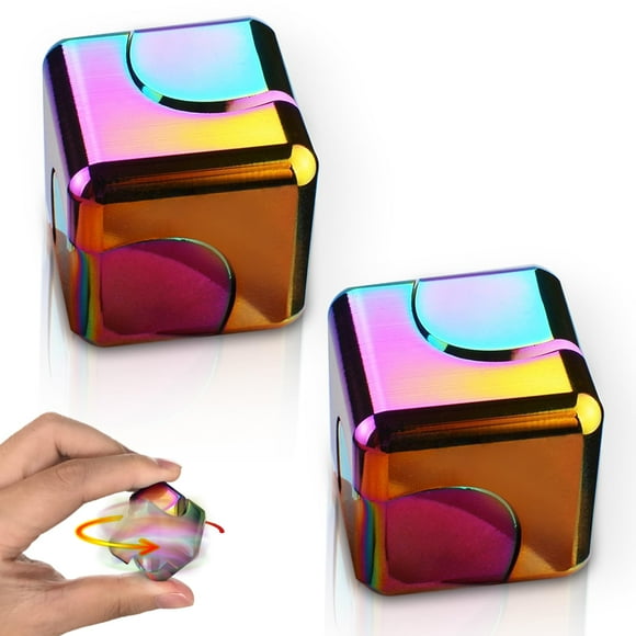 Cubo Fidget Spinner Dr.Kbder de metal para adultos y adolescentes