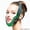 Green, variant on LED Facial Device With Vibration Massage, Rechargeable Home Skincare Tool With Heating, 5-Color Light & Vibration For Personal Care,WHITE,256mm*156mm*45mm,funny