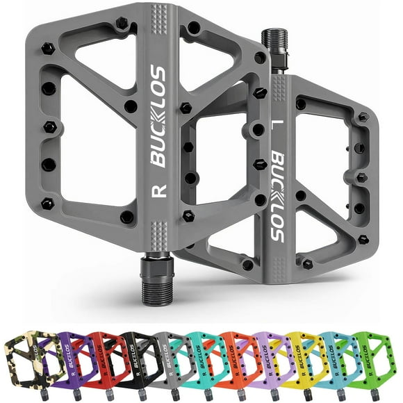 Pedales de bicicleta BUCKLOS MTB Flat Large Platform 29x4 cm