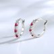 thumbnail image 3 of Aros de plata para mujeres y niñas: aros de plata pequeños hipoalergénicos, regalos de cumpleaños y Navidad para el Día de la Madre, 3 of 4