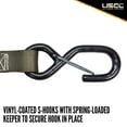 thumbnail image 5 of 1" x 8' Ratchet Strap w/ Vinyl Coated S-Hooks and Keepers - 2 Pack, 5 of 7