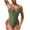Army Green, variant on ZQGJB Summer Backless One Piece Swimsuit Women Swimwear Tummy Control Monokini Sexy Bathing Suit Bandage Beachwear Cutout Swimsuits(Black,M)