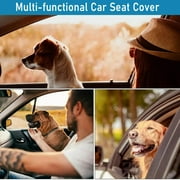 IFCOW Front Dog Seat Cover Protector Against Dirt & Fur Waterproof, ScratchProof & Nonslip Durable Pets Seat Covers, Front Seat Dog Cover for Cars, Trucks & SUVs