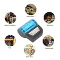 thumbnail image 4 of Thermal Printer, Thermal Receipt Printer Black White Output 90mm/s High Speed 80mm  Compatibility Compact Size  For Convenience Store, 4 of 8