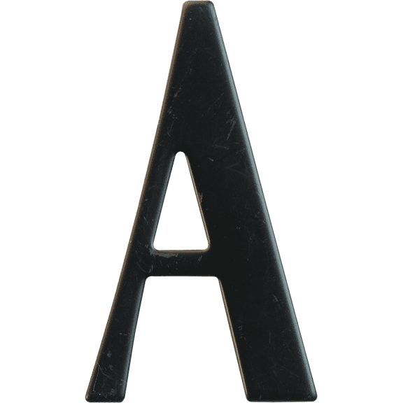 Self-Adhesive Stainless Steel Digital Numbers NS6235-A# Black