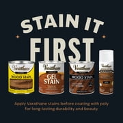 Clear, Varathane Ultimate Oil-Based Interior Polyurethane, Satin-9161H, Half Pint