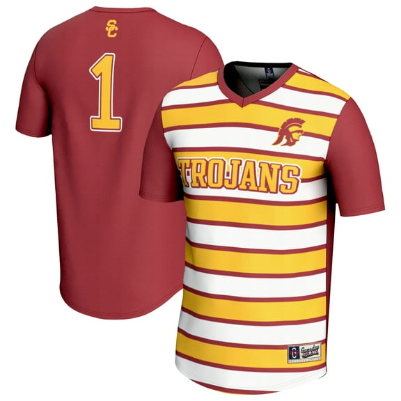 Unisex GameDay Greats #1 Cardinal USC Trojans Lightweight Soccer Fashion Jersey
