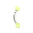 thumbnail image 3 of Eyebrow Ring Cartilage Piercing Jewelry 10 Pack Surgical Steel 16G Tragus Helix, 3 of 11