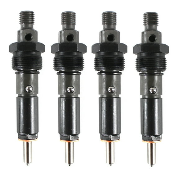 SINOCMP J919331 Fuel Injector 4PCS for Case-IH Skid Steer 1840 1845C Backhoe 580 Super Aftermarket Parts