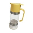 thumbnail image 4 of Tarro dispensador de miel, gotero de vidrio antigoteo de 300 ml con asa, recipiente dispensador de jarabe transparente con base de silicona, 4 of 8