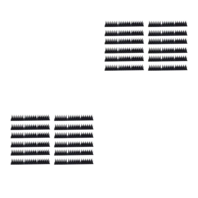 Eigraketly 12 piezas de seguridad para disuadir a los animales, tiras para escalar, balcón, patio trasero, jardín, valla con pinchos, accesorio Type5 NO5