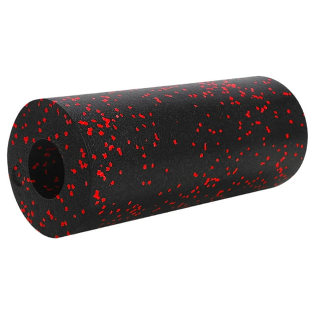 Rodillo de espuma Rodillo de masaje Accesorios resistentes para ejercicio Columna de espuma de yoga para Negro y rojo