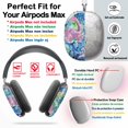 thumbnail image 2 of Protective Cover for AirPods Max Preppy Watercolor Dinosaurs =8 Headphones Aesthetic Print Snap On Cases, 2 of 5