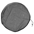 thumbnail image 2 of Mesh Cover for Rain Barrel, Rain Bucket Leaf Filter Screen Cover with Drawstring, Rain Collection Barrels Netting Screen to Keep Leaves and Debris Out, 2 of 7