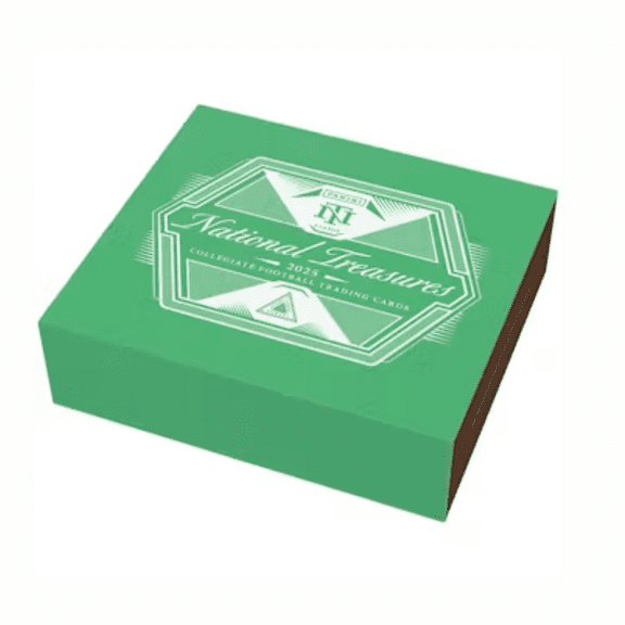 2025 Panini National Treasures Collegiate Football Hobby Box Cards