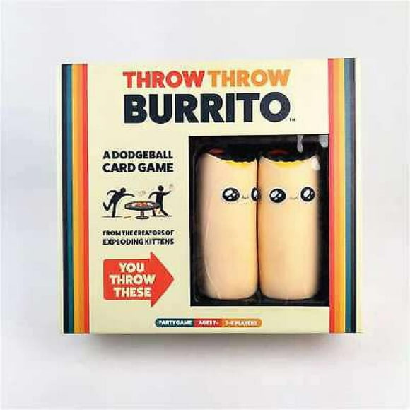 Throw Burrito Party Board Game Card