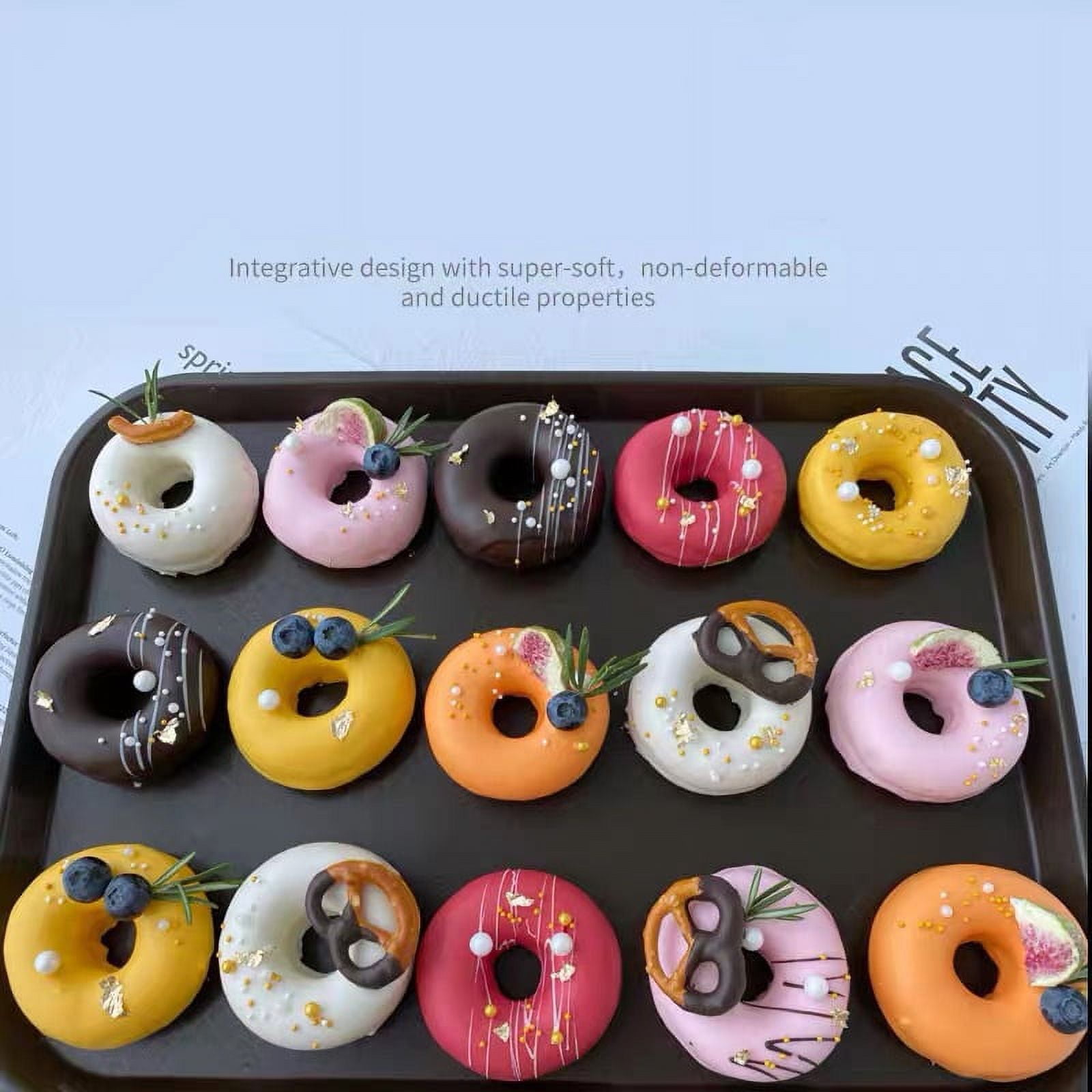 3 pièces Moule Donuts Silicone, Moules à Donuts en Silicone, 6 Cavités  Anti-Adhérentes Moule à Beignets, Moule A Donuts Silicone, Moule Donuts  Cake Factory, Donut Pan pour Gâteaux,Cupcake,Biscuits : : Cuisine  et