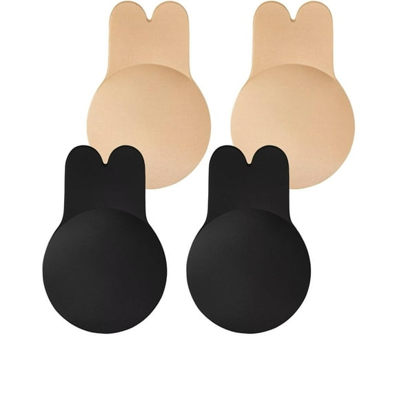 Digitharbor Sticky Bra Push Up 2 Pairs,Adhesive Bras Strapless Backless Bra for Women with Pasties
