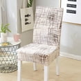 thumbnail image 2 of Dining Room Chair Covers 6 Pack, Stretch Spandex Kitchen Chair Covers Removable Washable Parsons Chair Slipcovers Protectors Covers for Dining Room, Party (6Pcs, Linea), 2 of 6