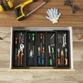 thumbnail image 6 of Lifewit Utensil Organizer for Kitchen Drawers, Expandable Cooking Utensil Tray, Adjustable Cutlery Silverware Flatware Holder, Plastic Kitchen Spatula Tools and Gadgets Storage Divider, Large, Black, 6 of 10
