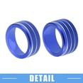 thumbnail image 5 of Unique Bargains Power Volume Tune 4WD Switch Knob Cover Ring for Toyota Tundra 2014-2021 Aluminum Alloy Blue (Set of 3), 5 of 6