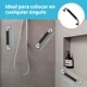 thumbnail image 4 of 2 Barra Agarradera Apoyo Pasamanos Seguridad Baño Acero 50cm, 4 of 8