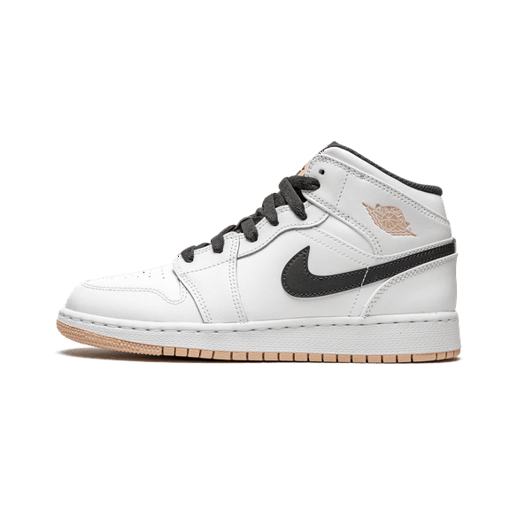 JORDAN GRADE SCHOOL Air Jordan 1 Mid GS "White / Arctic Orange" 554725 180 from Stadium Goods