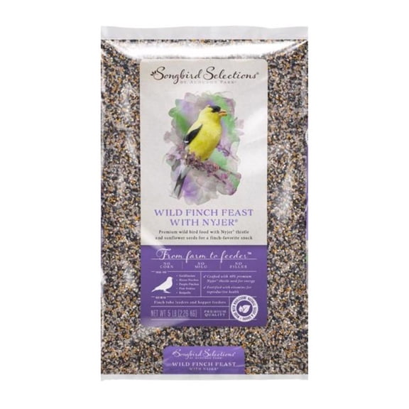 Songbird Selections Wild Finch Feast Wild Bird Seed Wild Bird Food 5 lb