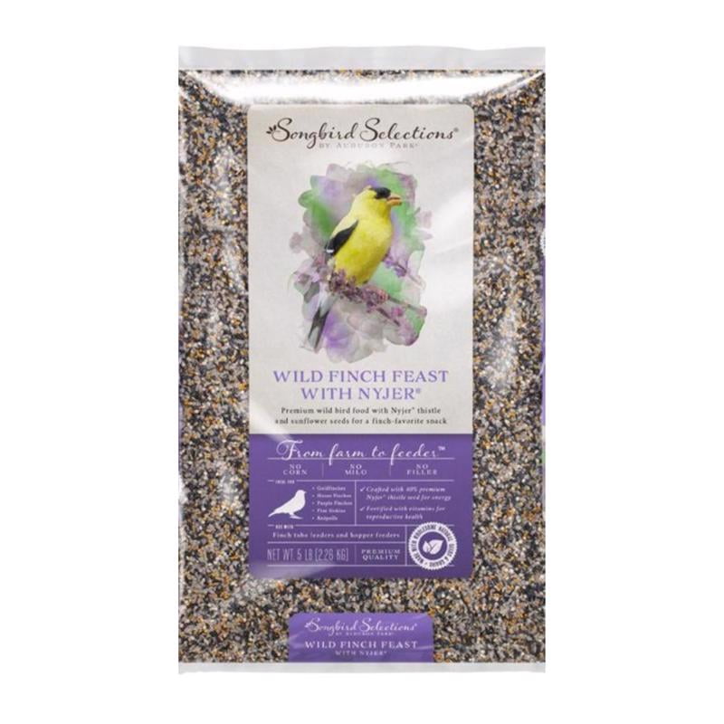 Songbird Selections Wild Finch Feast Wild Bird Seed Wild Bird Food 5 lb