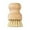 B, variant on Bamboo Scrub Brush Clean Pan Kitchen Dish Scrubber Set of 2 • Bamboo Dish Brush for Washing Pots, Pans, Dishes & Plates • Natural Bristle Wooden Brushes for Washing Up