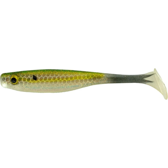 Big Bite Baits Suicide Shad 3.5" Swimbait Chartreuse Gizzard Shad